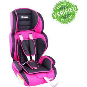 Thuys - Kinderstoel Auto - Kinderzitje Auto - Kinderstoel Autozitje 3 jaar - Roze - Meegroeiend