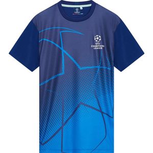 Champions League Voetbalshirt Fade - Maat M - Sportshirt Volwassenen - Navy