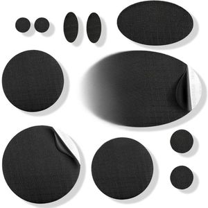 Kleding Reparatie Patch Set - Strijk Embleem - Kleding Reparatie Patches - Opstrijk Reparatiedoek - Jas Reparatie Patches - Sticker - Kleding Accessoires - Waterdichte - Zelfklevende - Zwart - 11 Stuks