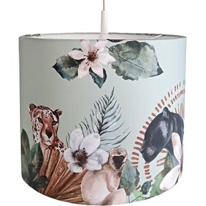 Hanglamp jungle mint groen-hanglamp-dieren-sfeerverlichting-pendel-lampen-kinderkamerdecoratie-woonaccessoires