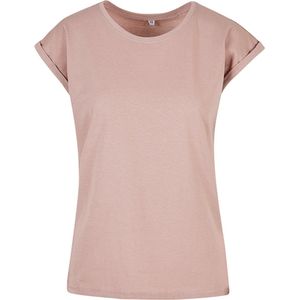 Build your Brand Ladies´ Extended Shoulder Tee BY021 - DUSK ROSE - XS