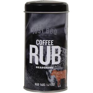 Coffee Rub - Not Just BBQ - dry rub voor de steak én koffie liefhebber - geschenk - blik 140G