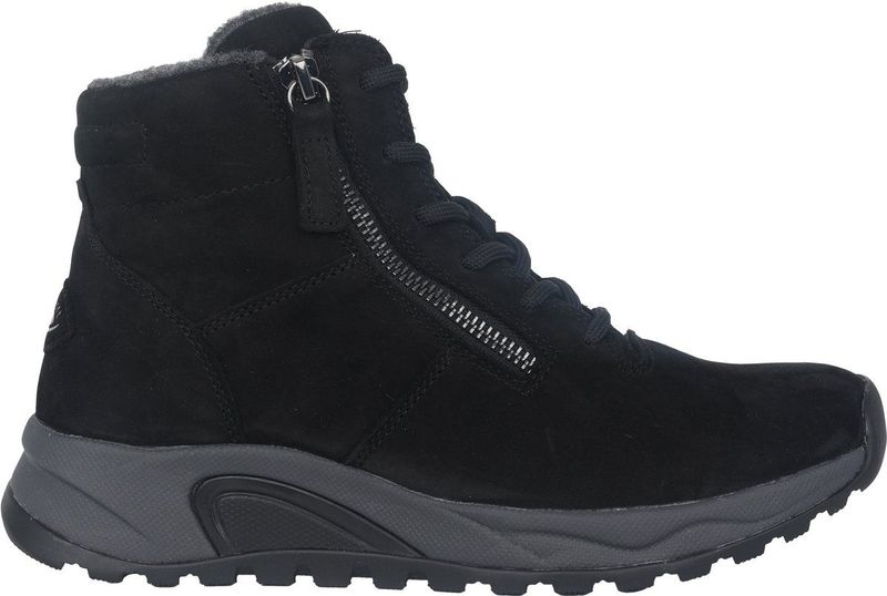 Gabor rollingsoft sensitive 76.805.47 - dames rollende wandelsneaker - zwart - maat 37 (EU) 4 (UK)