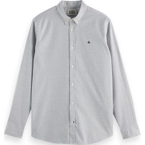 Scotch & Soda ESSENTIAL OXFORD STRIPE Heren Overhemd - Maat S