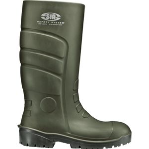 SIR SAFETY PU-BOOT Werklaarzen Heren, Groen - Stalen Neus - PU Bovenwerk - PU Gecoat Polyester Voering