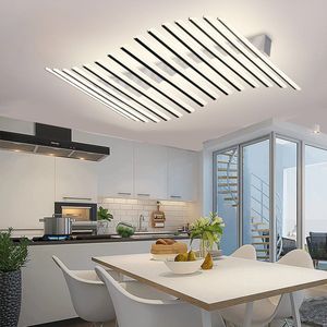 Led Plafond Lampen - 15 Waves - Voor Balkon, Gang, Slaapkamer, Eetkamer, Studeerkamer, Hal - Indoor Home Verlichting - Kroonluchter - Black Lampshade