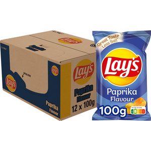 Lay's Chips Paprika - Chips - 12 x 100 gram