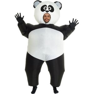 Carnaval Kostuum - Panda - Onesize - Opblaasbaar - Carnaval Pak - Halloween Kostuum - Halloween Pak - Feestkleding - Carnaval - Volwassenen - Carnavalskostuum Heren