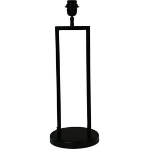 Sian Tafellamp voet - 20x20x55cm - Zwart - Metaal, tafellamp slaapkamer, tafellamp industrieel, tafellampen woonkamer, tafellamp zwart, tafel lamp, tafellamp slaapkamer industrieel, tafellampje