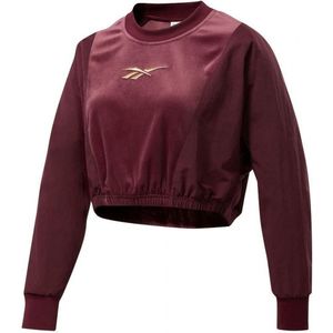 Reebok Classics Velour Sweatshirt Vrouwen kastanje S.