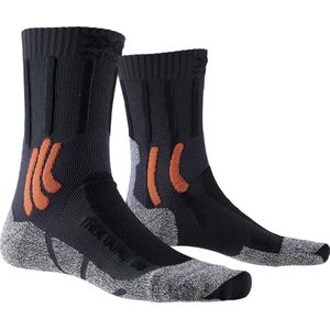 X-socks Wandelsokken Trek Dual Nylon Zwart/oranje Maat 42/44