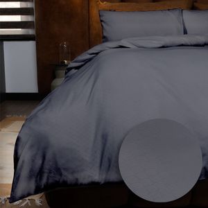 Emboss Dekbedovertrekset Rainbow - Antraciet - 140x220 + 1*60x70 cm