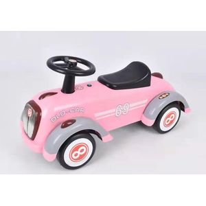 Loopauto Old Skool Roze, Loopauto Retro