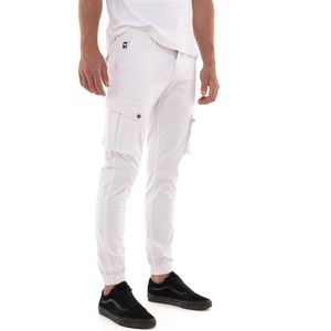 Emporio Heren Cargo Broek-Kigy-off White-Maat W33 L34