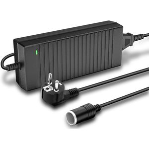 Spanningsomvormer 230V naar 12V - 15A 180W - Voor Koelboxen en Compressoren