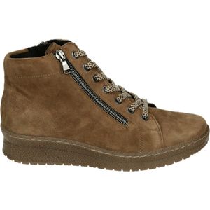 Semler I65163 - VeterlaarzenHoge sneakersDames sneakersDames veterschoenenHalf-hoge schoenen - Kleur: Cognac - Maat: 40