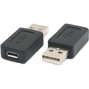 1 Stuk - USB A Male naar Mini USB Female Adapter