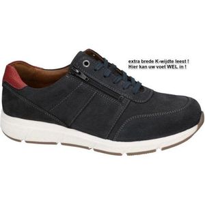Solidus -Heren -  blauw donker - casual schoenen - maat 41.5