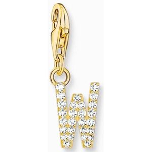 Thomas Sabo - 1986-414-14 - Charm - Dames - 925er Zilver geel verguld - Letter W