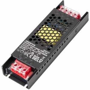 LED driver/voeding 24 Volt DC 150 Watt | plat/slank/dun 160 x 50 x 25mm | IP20 - binnenshuis