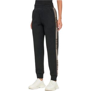 Guess Studs Logo Sweatpants Dames Jogginsbroek/Loungewear - Zwart - Maat XS