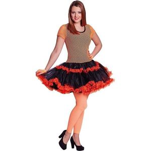 Rubie's Verkleedjurk Disco Dames Oranje/zwart Maat 34