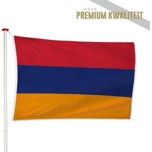 Vlag Armenië 40x60cm - Kwaliteitsvlag - Geschikt voor buiten