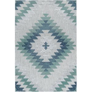 Pochon - Tapijt Bahama - Blauw - 340x240x1 - Vloerkleed - Laagpolige Vloerkleed - Kortpolige Vloerkleed - Rechthoekige Tapijt - Rechthoekige Vloerkleed