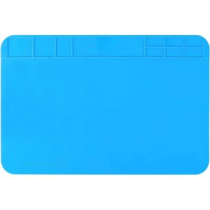 Solder Mat 34 x 23 cm Repair and Silicone 500 °C Workbench Mat for Watches Phones and Laptops