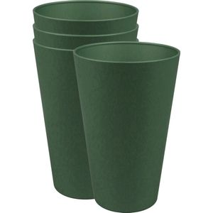 ZUPERZOZIAL - C-PLA, bekers, RELOAD-CUP, rosemary green, groen, 400ml, set/4