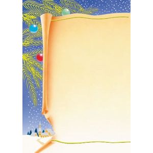 DECAdry Kerstpapier Goud Perkament