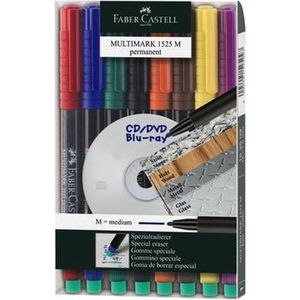 Faber-Castell multimarker - permanent - M - 8 stuks - FC-152509