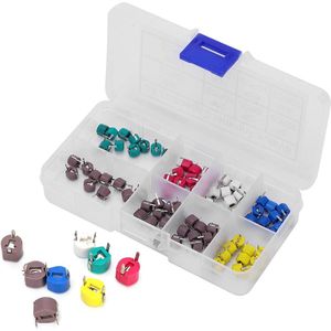 80 Stuks Trimmer Condensator Kit - Variabele Capaciteit Keramische Elektronische Condensator 6mm - 5/10/20/30/40/60/70/120P