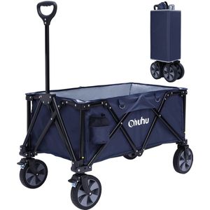 Bolderkar - Bolderkar - Opvouwbaar - 80KG Draagkracht -klapbare Bolderwagen/Transportwagen  Wasbaar Polyester