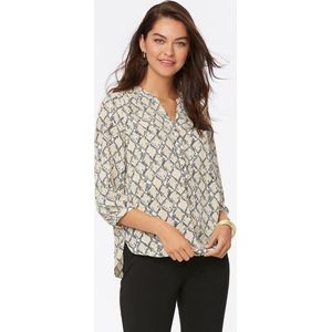 NYDJ Pintuck Blouse Slangenprint