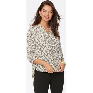 NYDJ Pintuck Blouse Slangenprint | Midland Snake