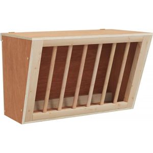 vidaXL - Hooiruif - voor - konijnen - 37x18,5x23 - cm - massief - vurenhout