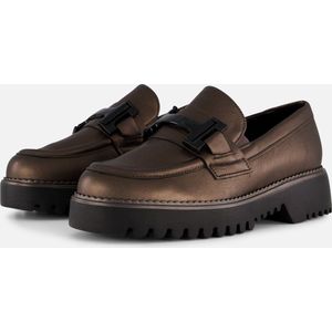 Gabor Loafers grijs Leer - Dames - Maat 41.5