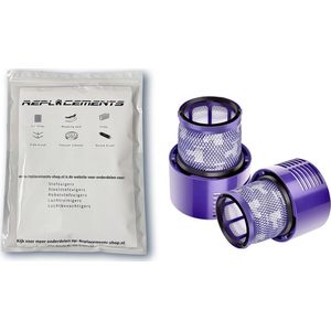 Replacements® HEPA filters geschikt voor Dyson V10 - 2 stuks