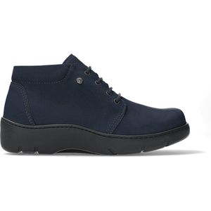 Wolky Hoge veterschoenen Tarda XW-WR donkerblauw nubuck