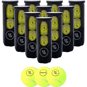 By-VP Padel Ballen - VP3 Premium - 30 Stuks - 10 Blikken - Padelballen