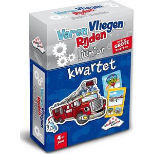 Identity Games Varen Vliegen Rijden Junior Kwartet - Voertuigen kwartet voor jonge kinderen vanaf 4 jaar