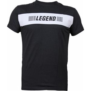 T-Shirt zwart Legends Aren't born, you become one  S