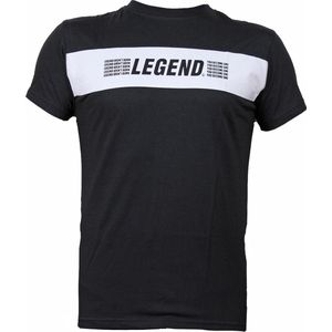 T-Shirt zwart Legends Aren't born, you become one  3XS