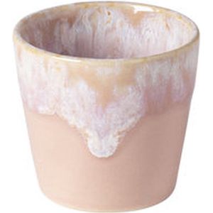 Costa Nova - servies - espresso kop - Grespresso roze. - aardewerk -  set van 8 - H 5,9 cm