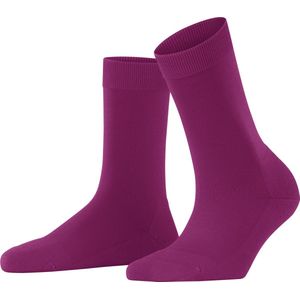 FALKE ClimaWool versterkt zonder patroon ademend warm droog milieuvriendelijk elegant Duurzaam Lyocell Maagdelijke Wol Roze Dames sokken - Maat 41-42