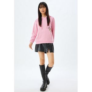 Capuchon kraag geborduurd Sweatshirt