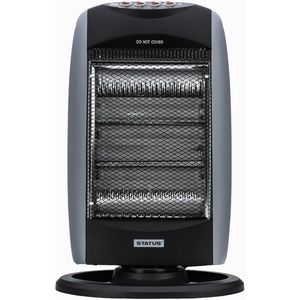 Draagbare Oscillating Halogeen Kachel - 1200 W - Grijs
