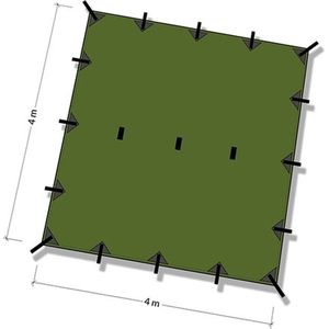 Tarp 4x4 - Forest Green