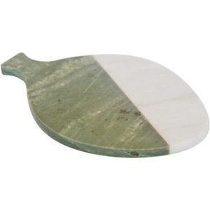 Marble/Marmer Tray/Dienblad Plank - Marble Serveerplank Wit/Groen White/Green- Woonaccessoires- Keukenaccessoires- 100% Authentic (30x19.5x2cm)